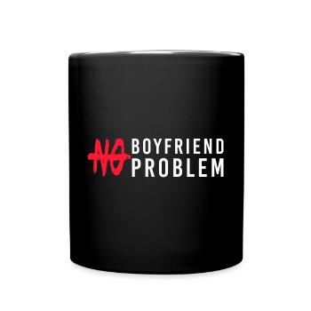 Problème drôle Le moindre mal - Mug uni - noir - Devant