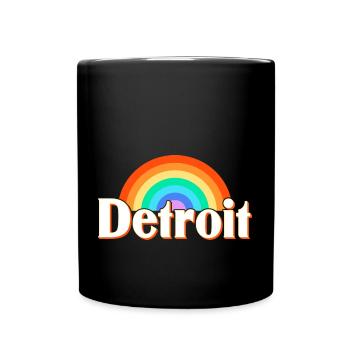 Detroit - Full Colour Mug - black - Front