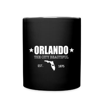 Orlando Florida - Tasse einfarbig - Schwarz - Vorne
