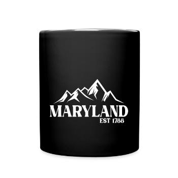 Maryland - Full Colour Mug - black - Front