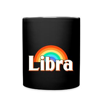 Zodiac sign Libra - Full Colour Mug - black - Front