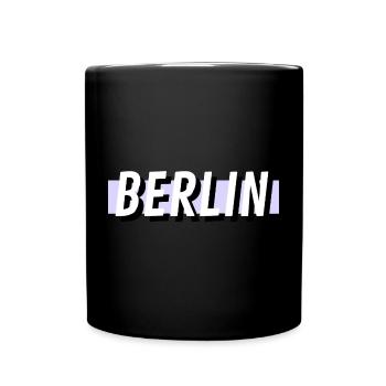 Berlin - Tasse einfarbig - Schwarz - Vorne