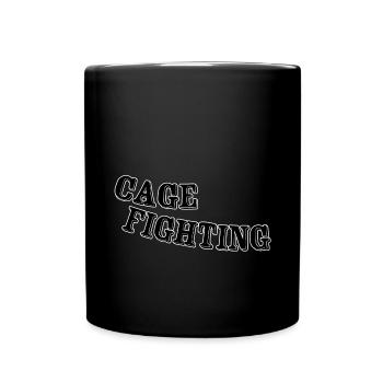 Combats en cage - Mug uni - noir - Devant