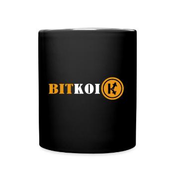 koi water change koi fish karashi carp beni - Full Colour Mug - black - Front