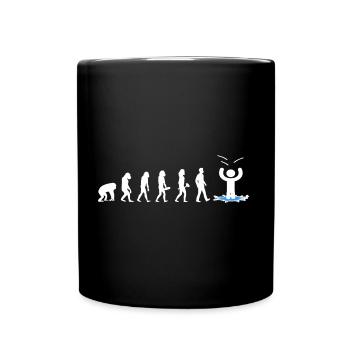 bain de glace glace froid bain de glace évolution kneipp trou de glace - Mug uni - noir - Devant