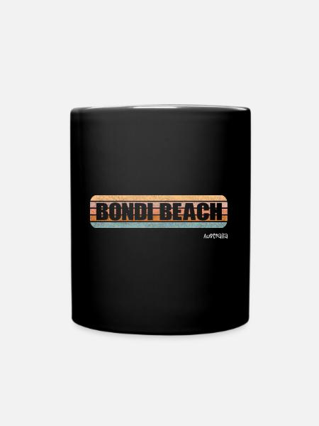 Bondi Beach Australia - Full Colour Mug - black
