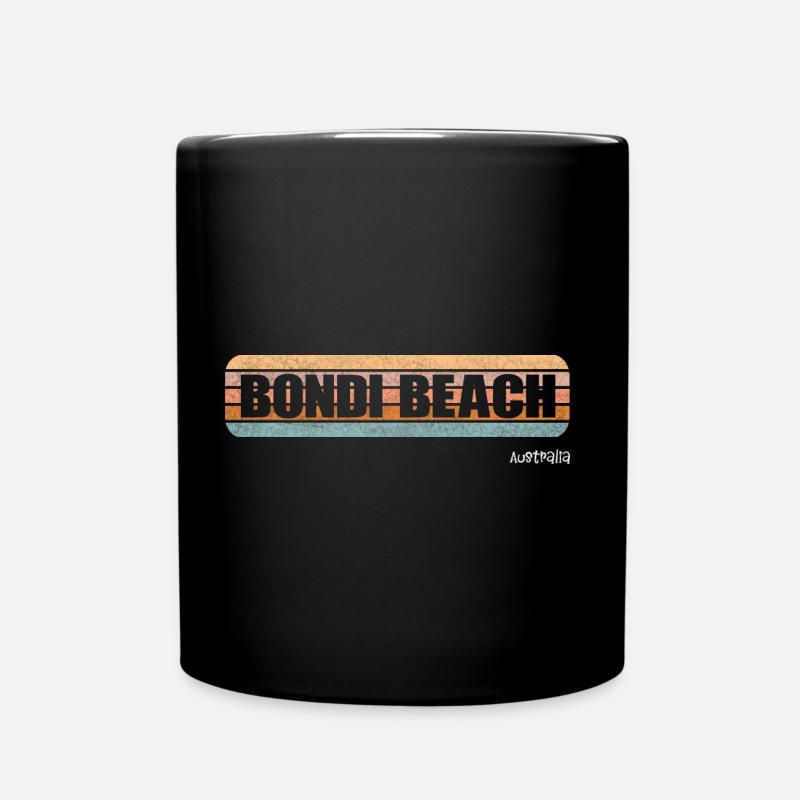 Bondi Beach Australia - Full Colour Mug - black