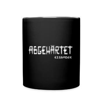 Eisbader Winterschwimmer kälteresistent Eisbad - Tasse einfarbig - Schwarz - Vorne