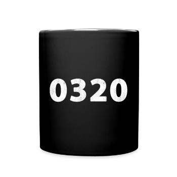 0320 Lelystad Flevoland - Mug uni - noir - Devant