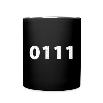 0111 Zierikzee Dreischor Renesse Bruinisse - Tasse einfarbig - Schwarz - Vorne