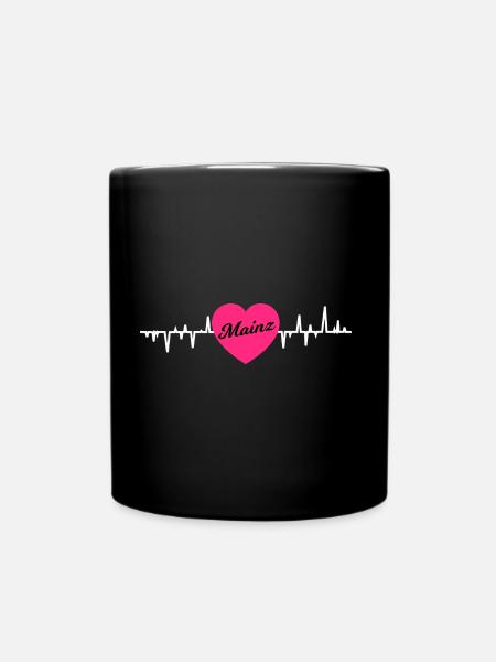 Der Mainzer Rhytmus - Tasse einfarbig - Schwarz