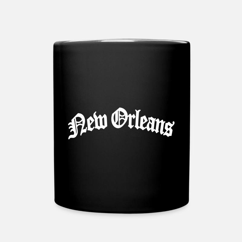 New Orleans - Full Colour Mug - black
