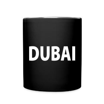 Desert city with modern design - Full Colour Mug - black - Front