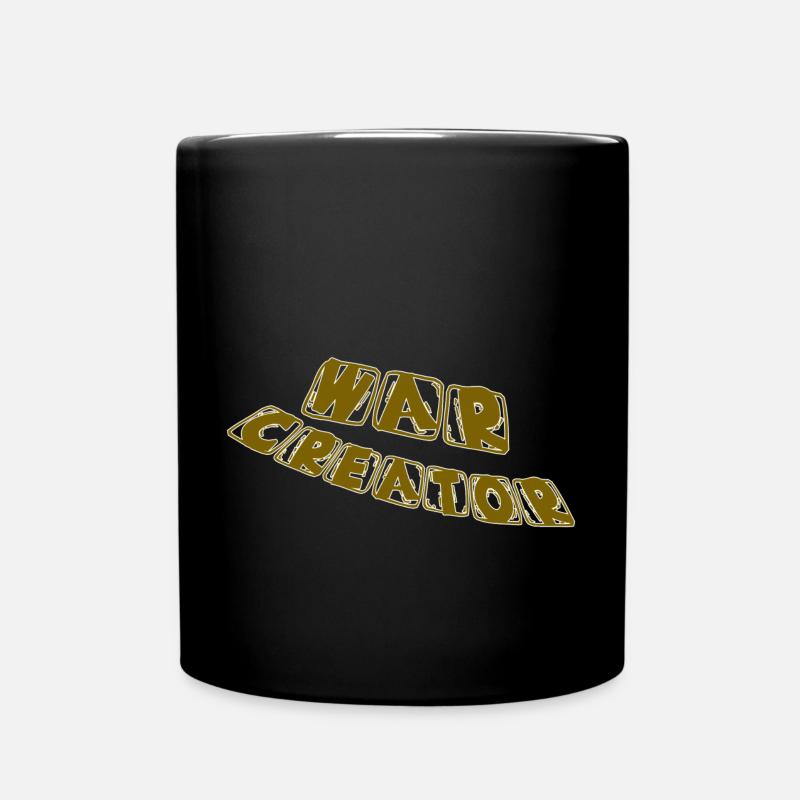 War creator - Tasse einfarbig - Schwarz