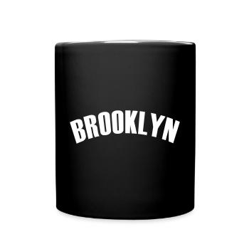 brooklyn shirt - Tasse einfarbig - Schwarz - Vorne