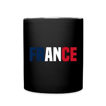 France - Full Colour Mug - black - Front