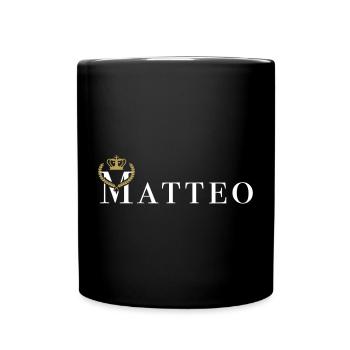 Matteo royal - vector graphics - Full Colour Mug - black - Front