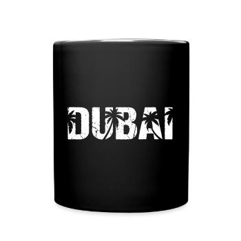 Palmiers de Dubaï - Mug uni - noir - Devant