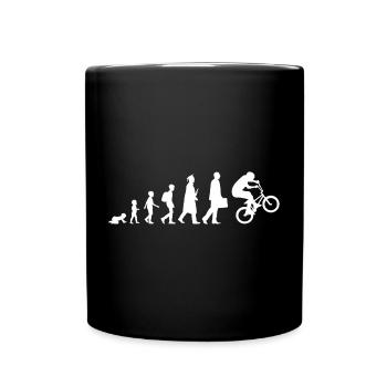 Évolution du BMX - Mug uni - noir - Devant