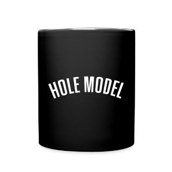 Hole Model Funny Adult Joke - Tasse einfarbig - Schwarz - Vorne