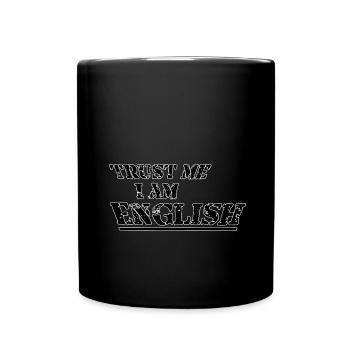 Trust me deutsch - Mug uni - noir - Devant