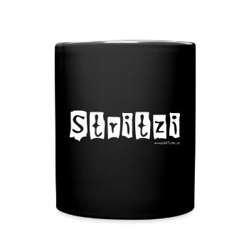 Stritzi - Strolch, cheeky, Austrian dialect - Full Colour Mug - black - Front