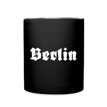 Berlin - Tasse einfarbig - Schwarz - Vorne