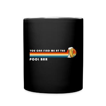 Swmming Pool Water Garden Party - Full Colour Mug - black - Front
