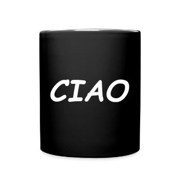 CIAO - Tasse einfarbig - Schwarz - Vorne