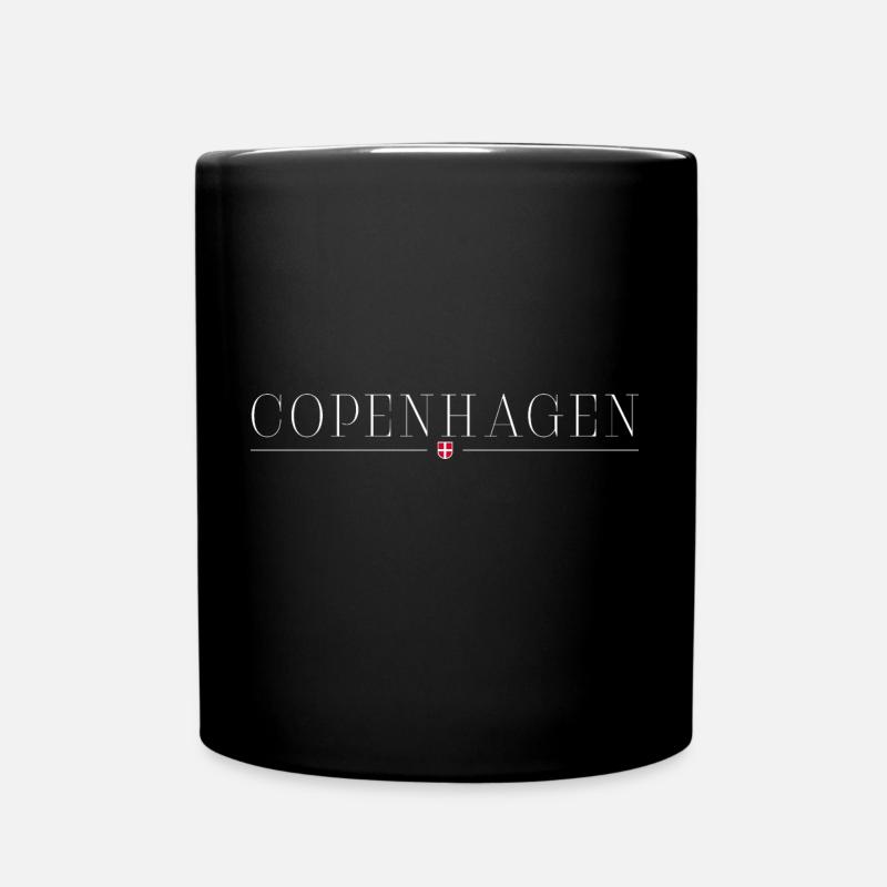 I love Copenhagen - Full Colour Mug - black