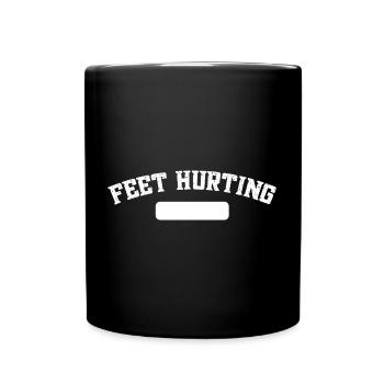 Running Vintage 26.2 Miles Marathoner Demi - Mug uni - noir - Devant