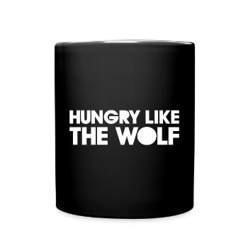 HUNGRY LIKE THE WOLF - Tasse einfarbig - Schwarz - Vorne