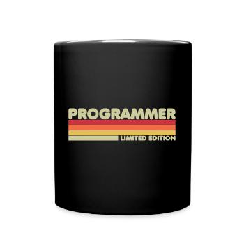Programmer Nerd Limited Edition - Tasse einfarbig - Schwarz - Vorne