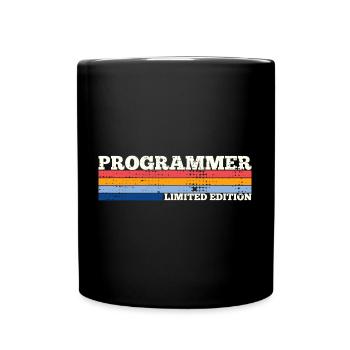 Programmer Nerd Limited Edition - Tasse einfarbig - Schwarz - Vorne