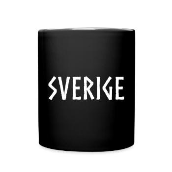 SVERIGE Suède Schweden - Mug uni - noir - Devant