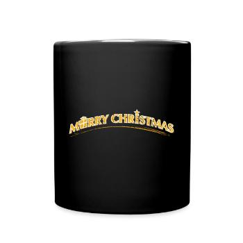 merry Christmas | Dirty - Full Colour Mug - black - Front