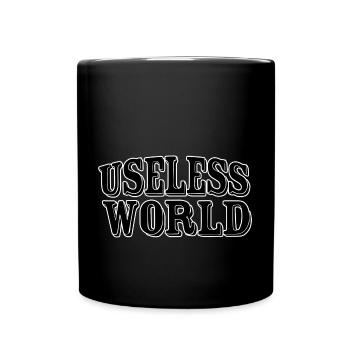 Un monde inutile - Mug uni - noir - Devant