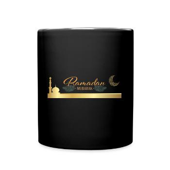 Ramadan Mubarak - Full Colour Mug - black - Front