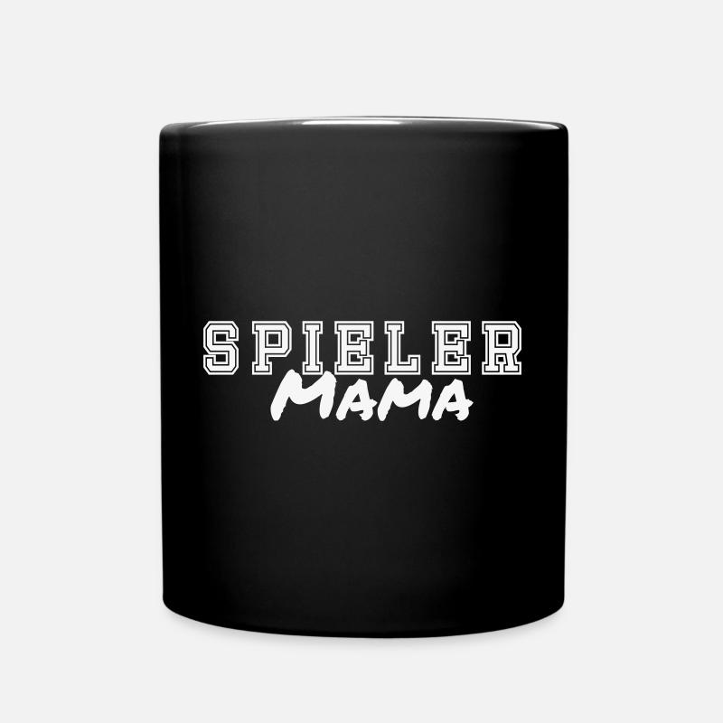 Spieler Mama - Tasse einfarbig - Schwarz
