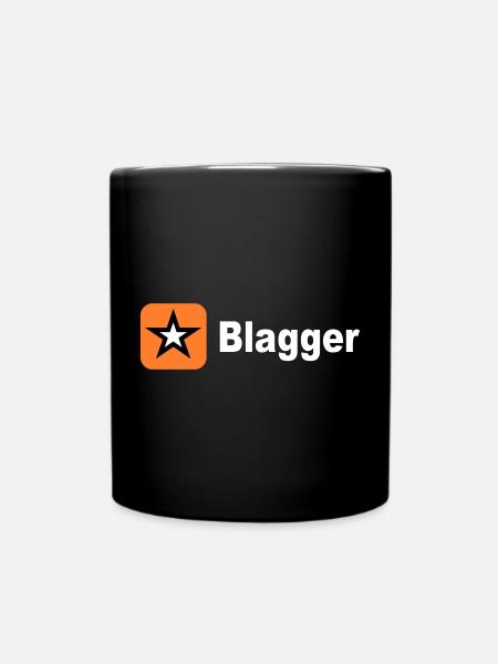 big blagger star - Full Colour Mug - black