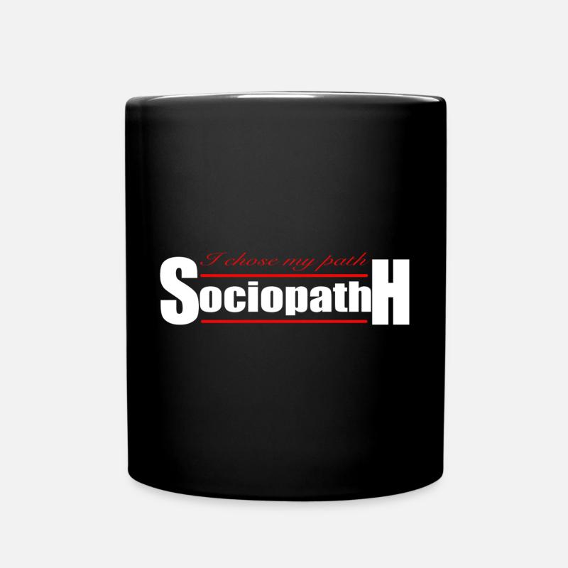 Sociopathe - Mug uni - noir