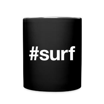 SURF Surfer Planche de surf - Mug uni - noir - Devant