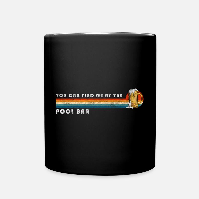 Pool Party Baignade Heure - Mug uni - noir