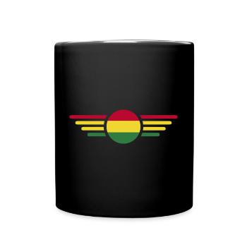 J’aime la Bolivie, T-shirt design de style élégance - Mug uni - noir - Devant