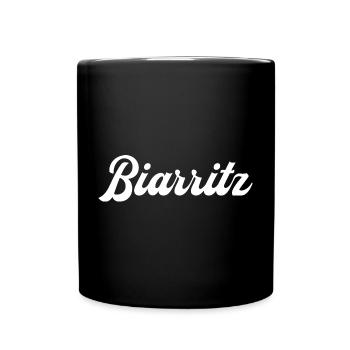 BIARRITZ France Frankreich - Tasse einfarbig - Schwarz - Vorne