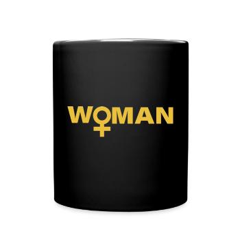WOMAN - Tasse einfarbig - Schwarz - Vorne