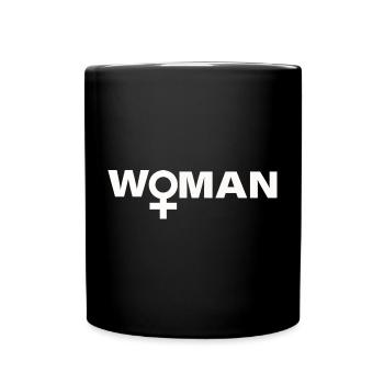 WOMAN - Tasse einfarbig - Schwarz - Vorne