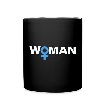 WOMAN - Full Colour Mug - black - Front