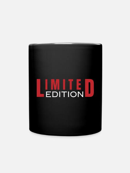 Limitierte Auflage - Tasse einfarbig - Schwarz