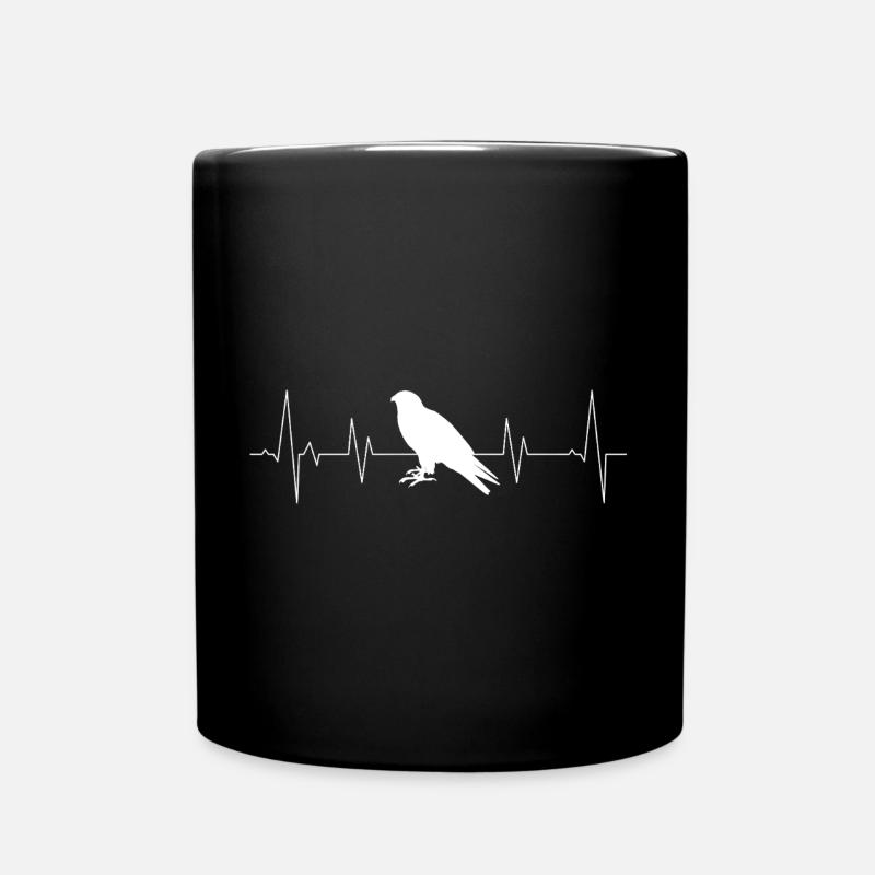 Falke Herzschlag - Tasse einfarbig - Schwarz
